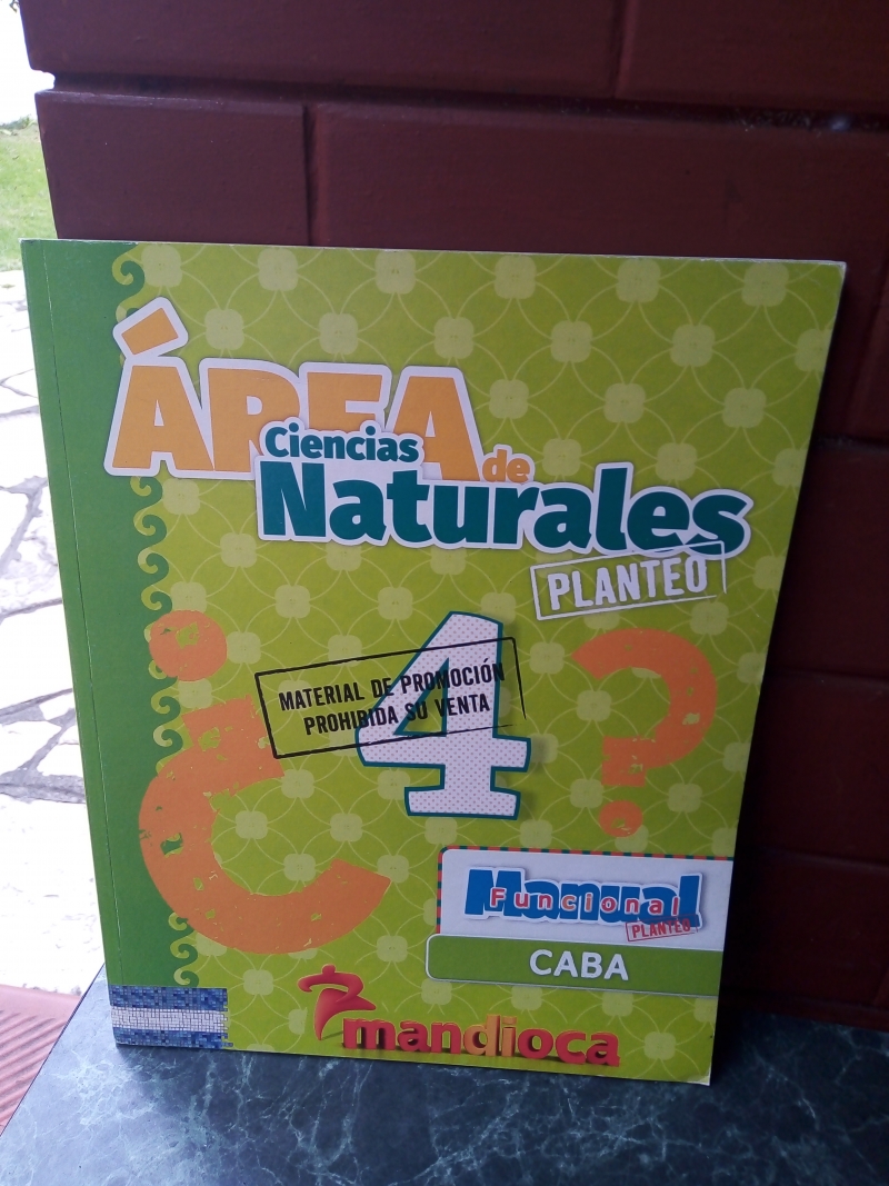 Area ciencias sociales 4. Planteo. CABA. Editorial Mandioca