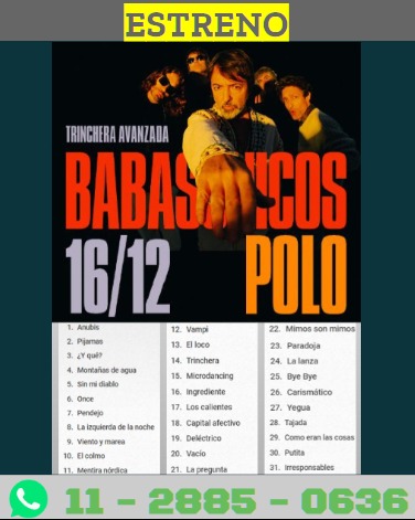 Babasónicos en vivo en el Campo de Polo 2023