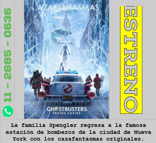 Cazafantasmas, imperio helado (2024) latino