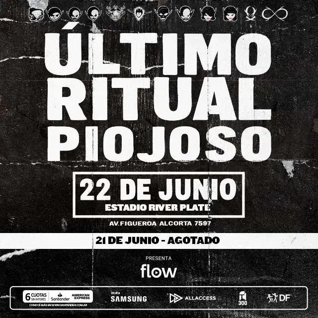 Los Piojos en River Plate 2025 | Ultimo recital piojoso (digital en HD)