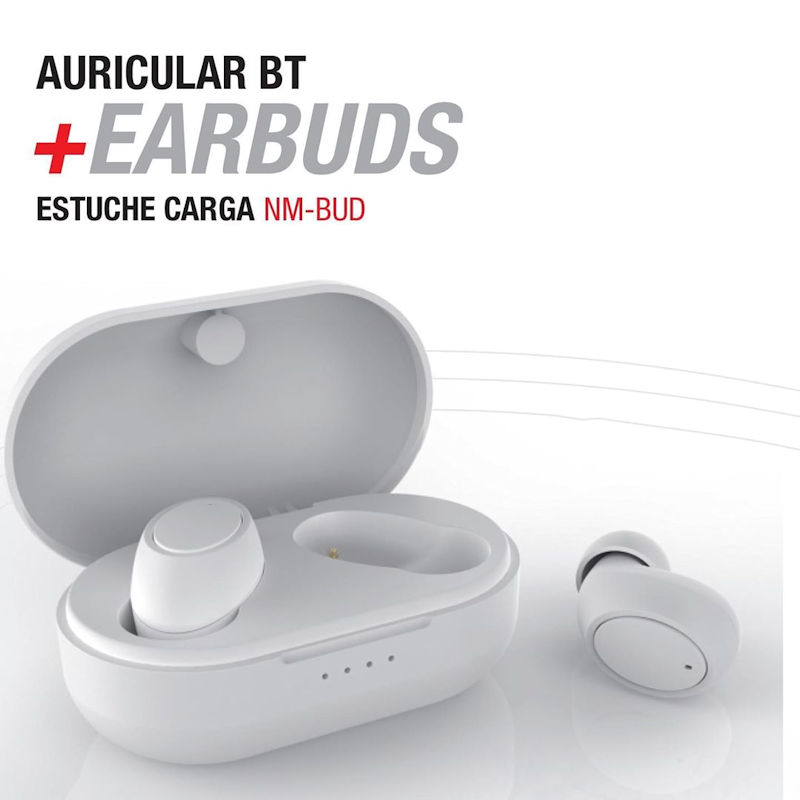 Auricular -Bluetooth Earbuds NM-BUD-W