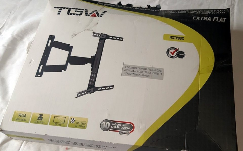 Soporte Tagwood Hstv06s Pared Tv/monitor De 26  A 65  Negro