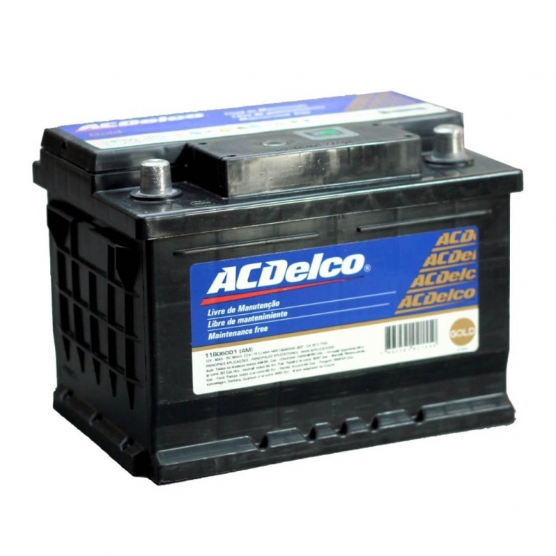 BATERÍA ORIGINAL CHEVROLET 12 VOLT 65 AMPER AC DELCO GOLD 