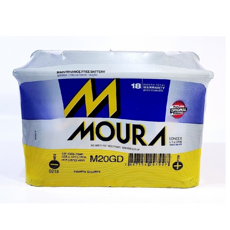 BATERÍA MOURA M20GD 12 VOLT 60 AMP