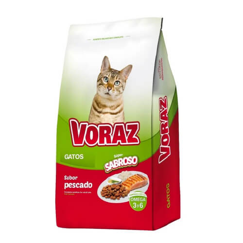 ALIMENTO BALANCEADO VORAZ GATO 10 KG 